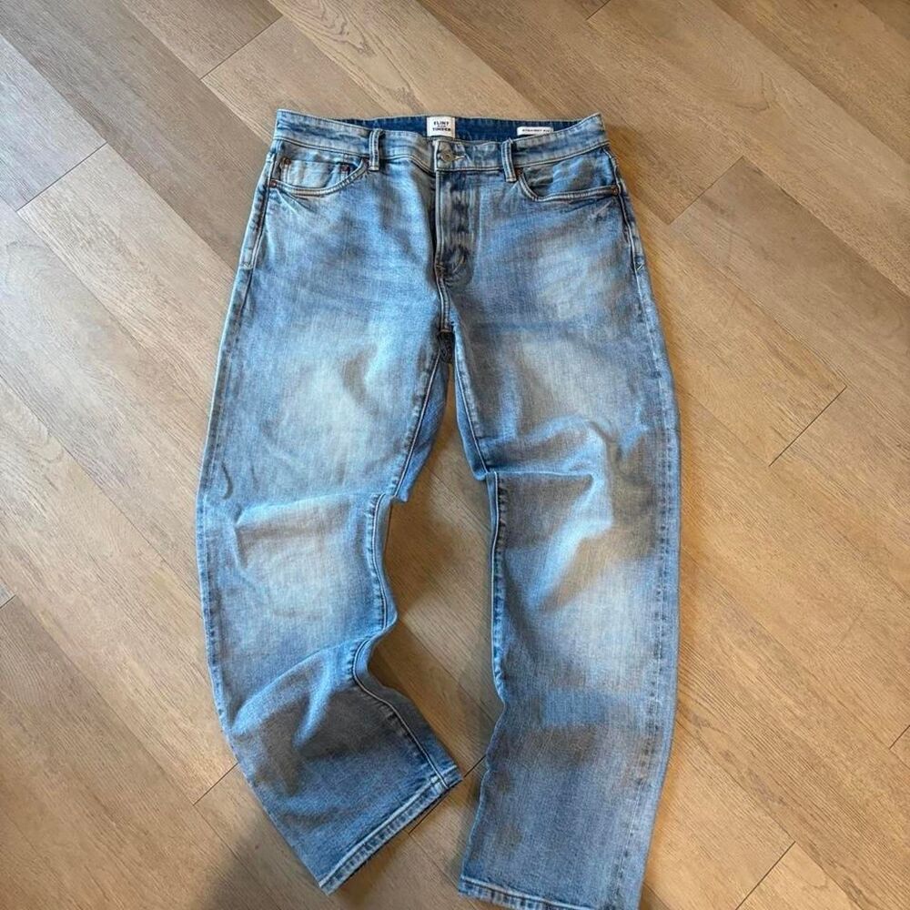 Flint-and-tinder Men's Blue Jeans